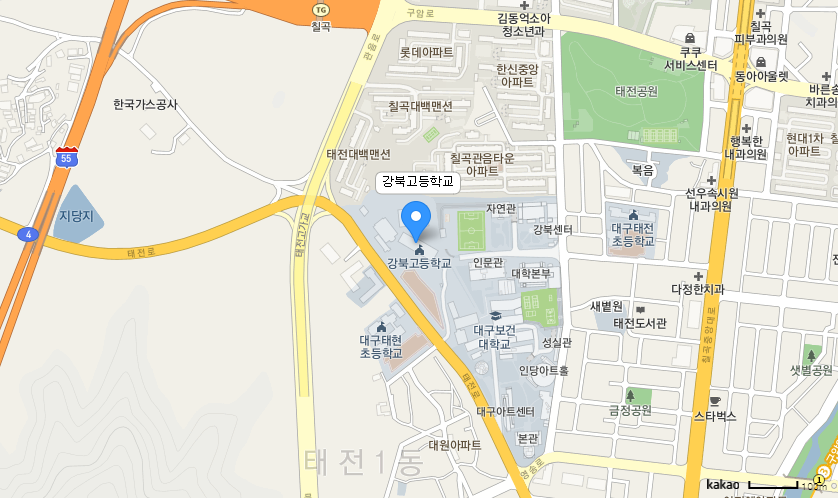 학교 찾아오시는 길 지도